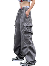 Y2k Neon Pulse Parachute Sweatpants